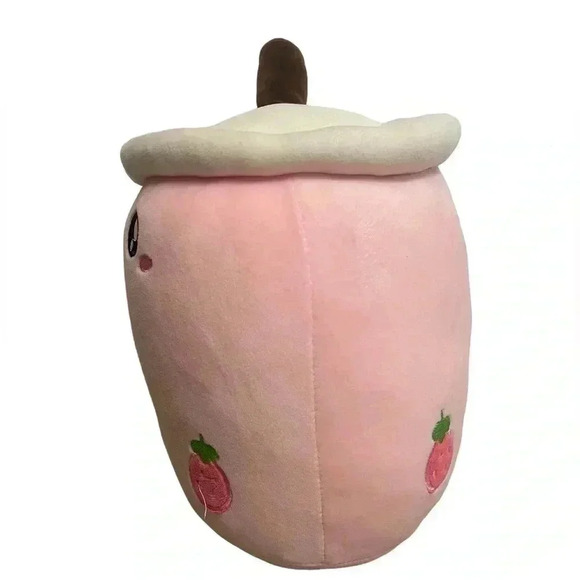 Pink Boba Milkshake Medium Plush Stuffed Toy - Picture 4 of 9
